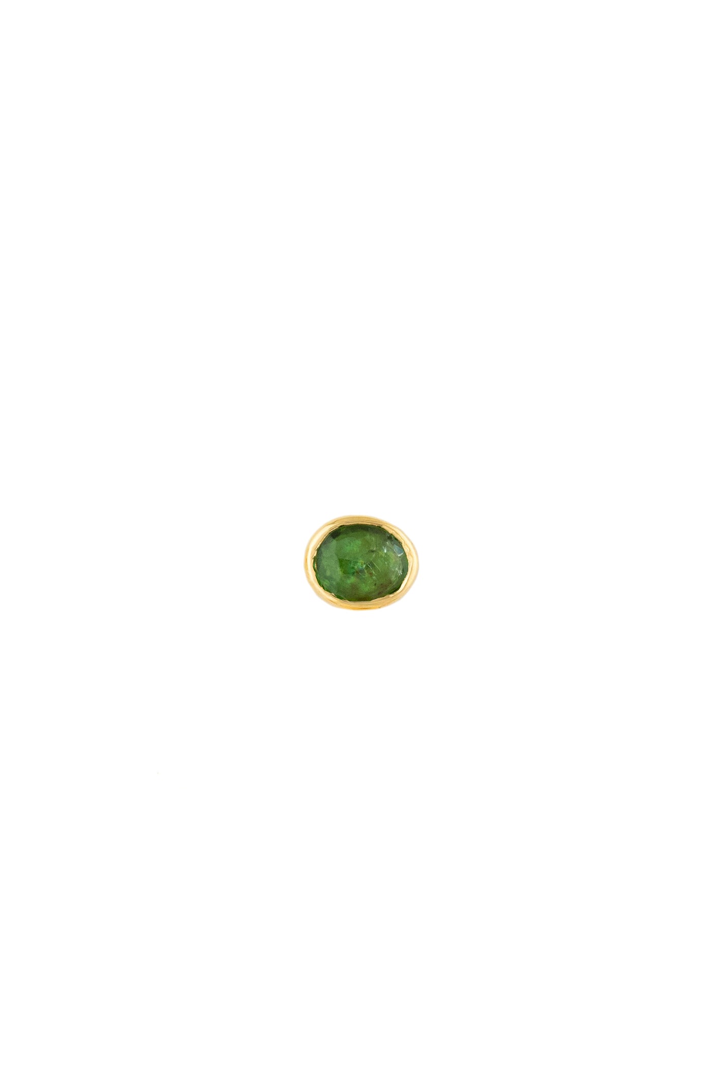 Green Tourmaline Stud Earrings
