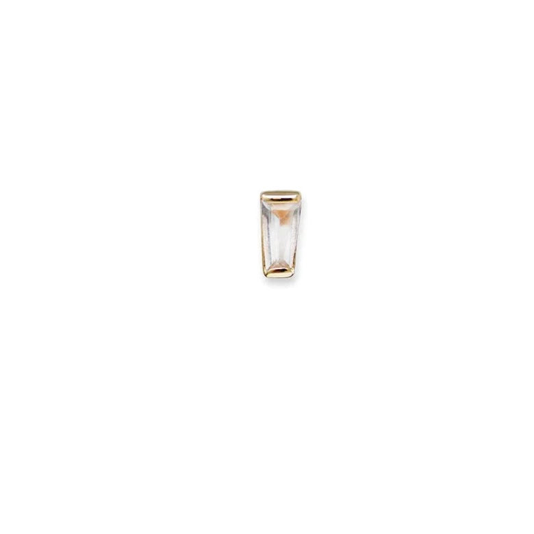 Mel Soldera Tapered Cut Stud Earring