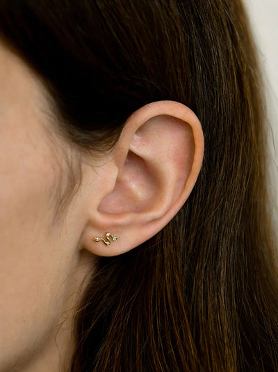 Mel Soldera Snake Stud