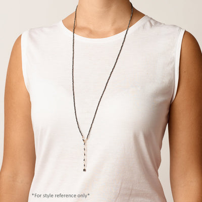 Anne Sportun mink moonstone pink faceted beaded wrap bracelet or necklace. Comes in your choice of many gemstone options