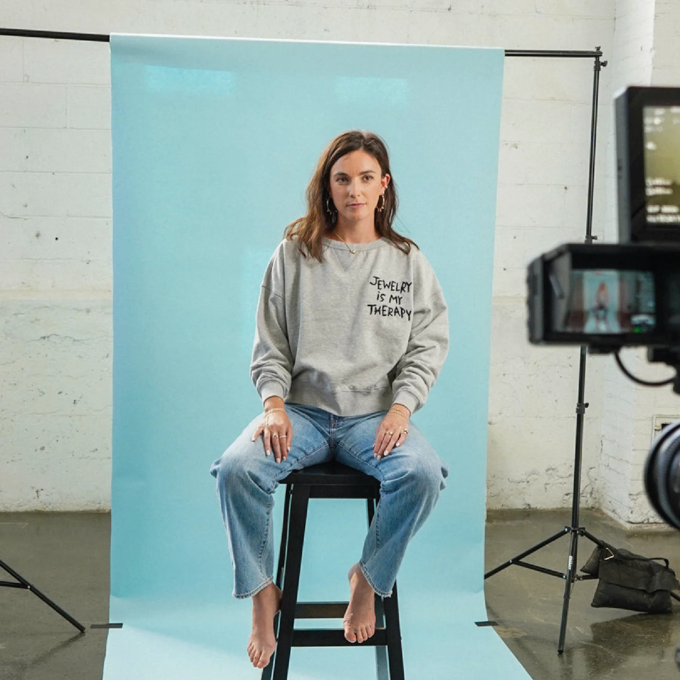 Jewelry Is My Therapy Sweatshirt