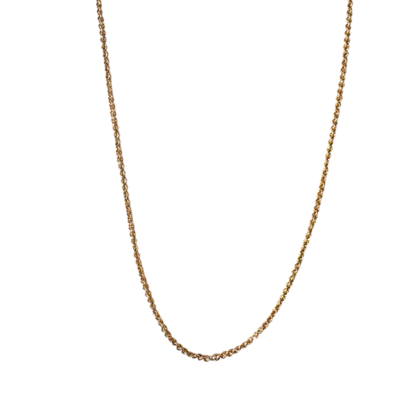 Estate & Vintage 10k yellow gold cable chain