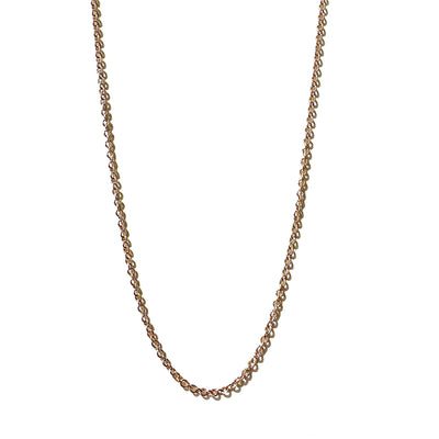 14k yellow gold 1.5mm basic cable chain with lobster clasp
