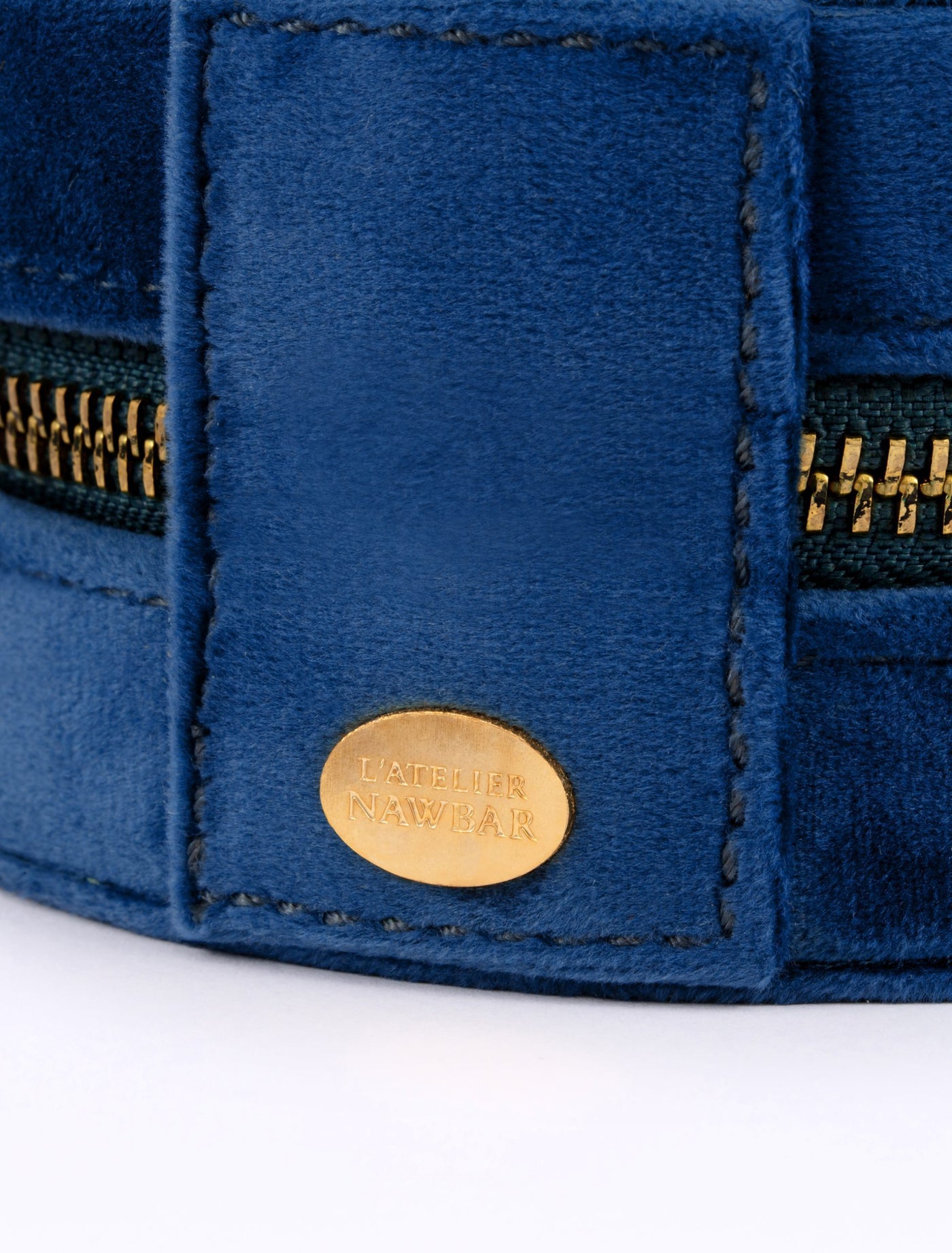 L'Atelier Nawbar Rebel Eye Jewelry Box, velvet with zipper travel box for your jewelry