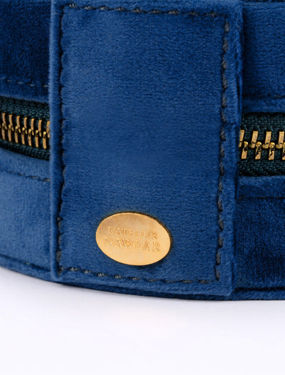 L'Atelier Nawbar Rebel Eye Jewelry Box, velvet with zipper travel box for your jewelry