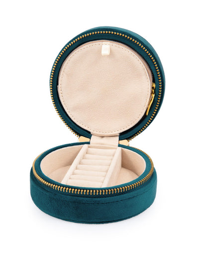 L'Atelier Nawbar Rebel Eye Jewelry Box, velvet with zipper travel box for your jewelry