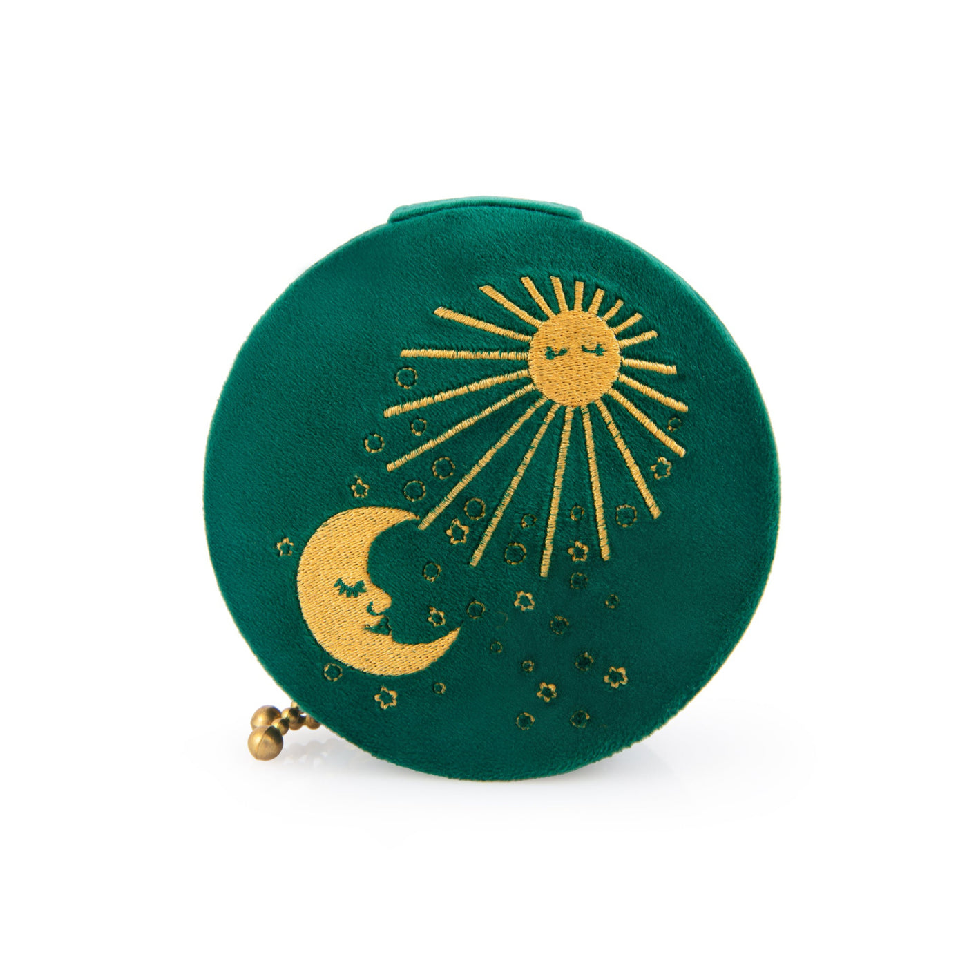 L'Atelier Nawbar Sun & Moon Jewelry Box, velvet with zipper travel box for your jewelry