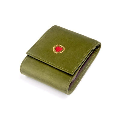 L'Atelier Nawbar velvet travel jewelry pouch, size 1 emerald
