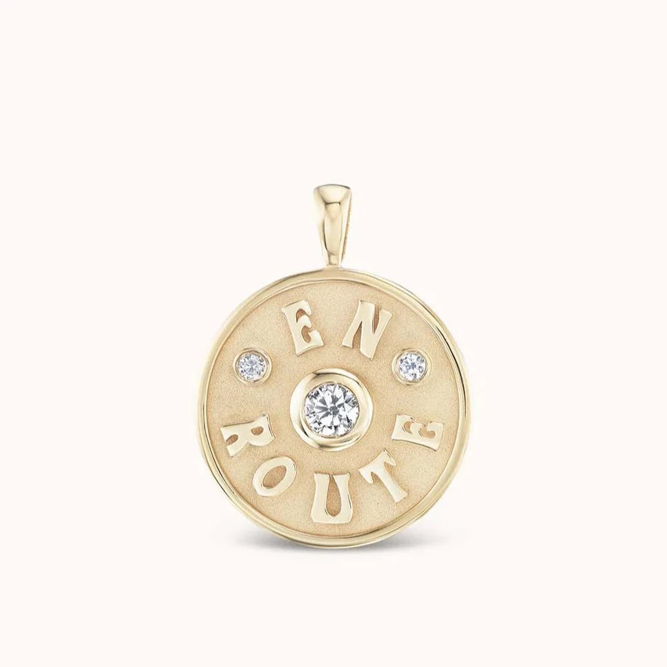 En Route Diamond Charm