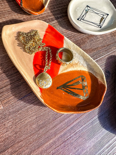 Svona Studio x Porterfi ceramic trays, each handmade in Cleveland, Ohio.