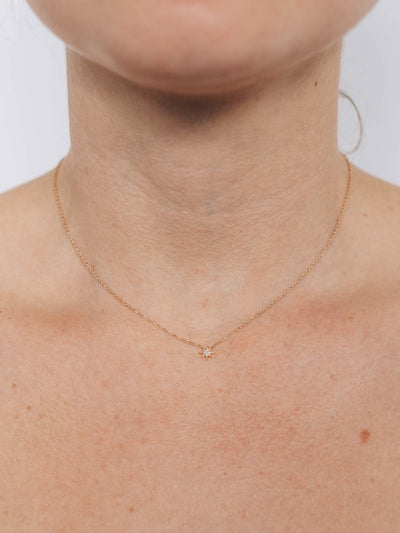Micro Aztec North Star Necklace