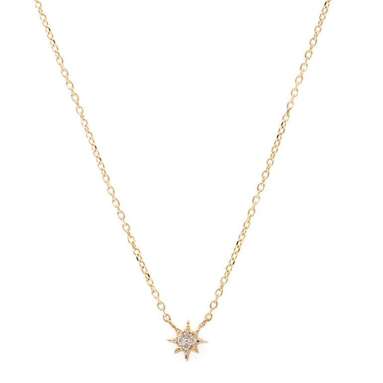 Micro Aztec North Star Necklace