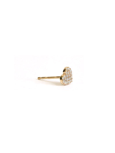 Love Letter Pave Heart Studs