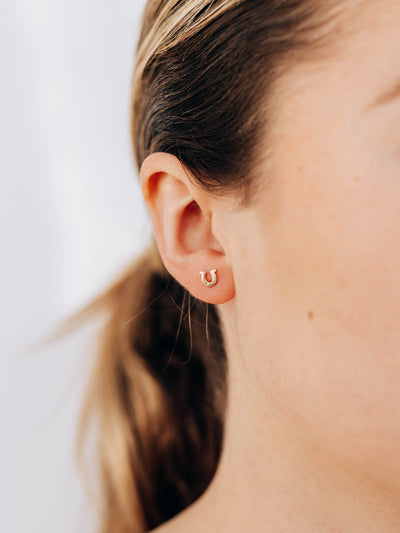 Mel Soldera Horseshoe Studs