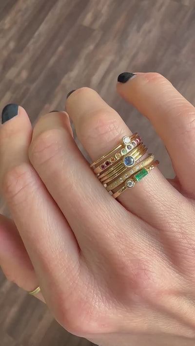 Gold Wavy Stardust Band