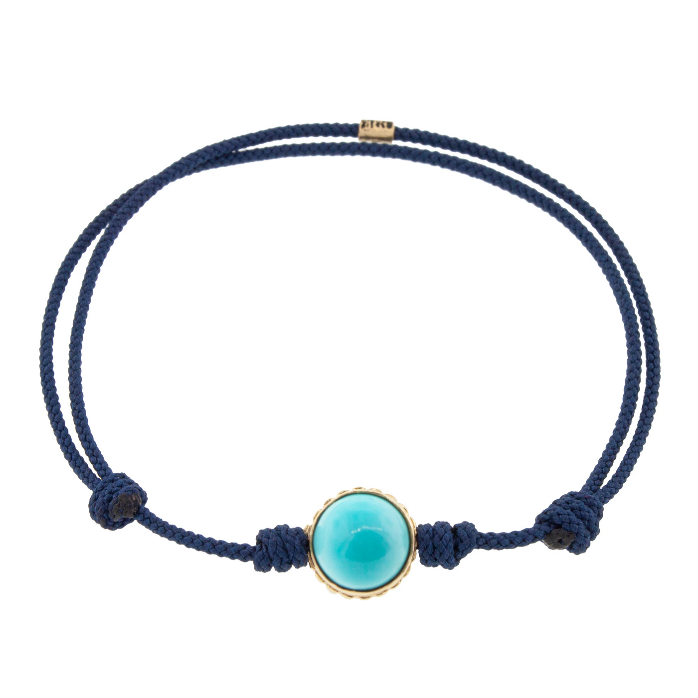 Turquoise Cabachon Collar Cord Bracelet