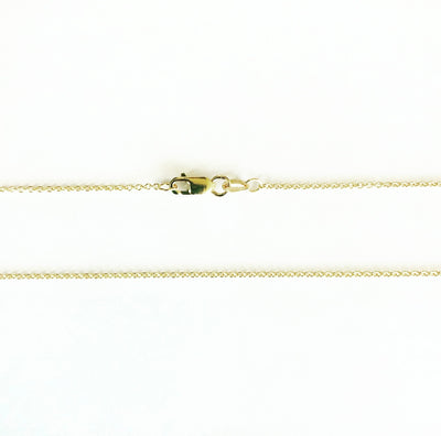  Alexa Sidaris 14k yellow gold cable chain