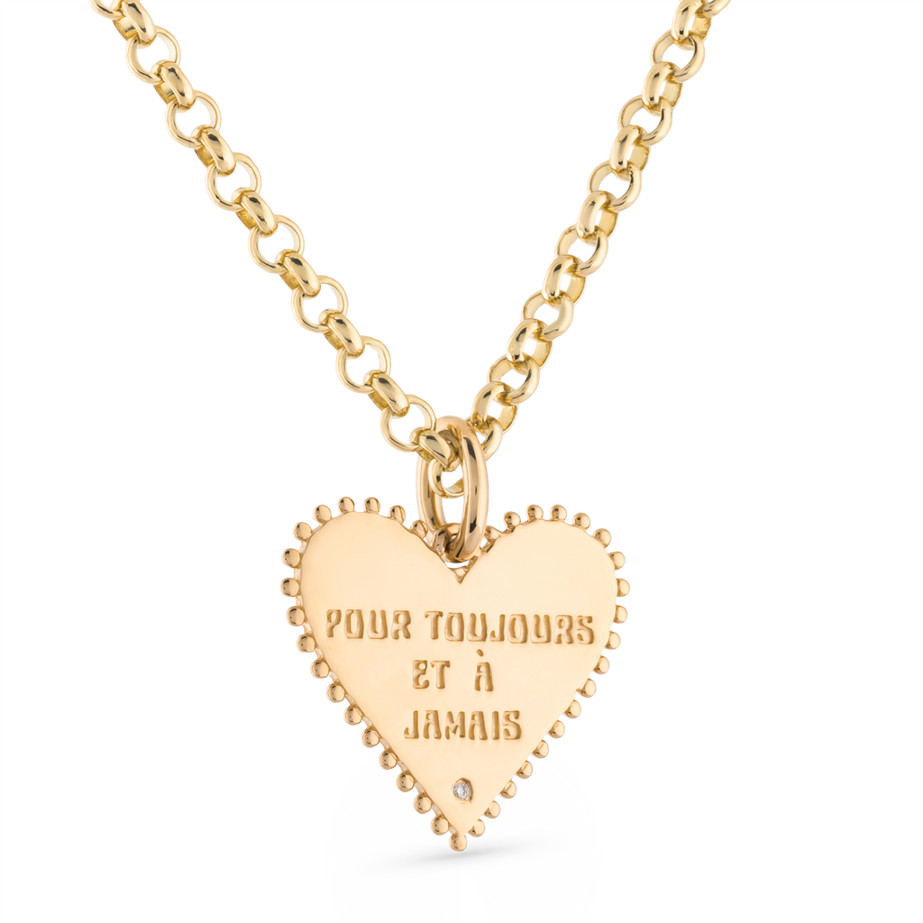 Small Pour Toujours Heart Necklace