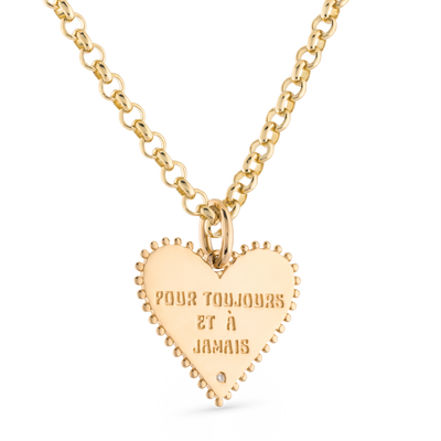 Small Pour Toujours Heart Necklace