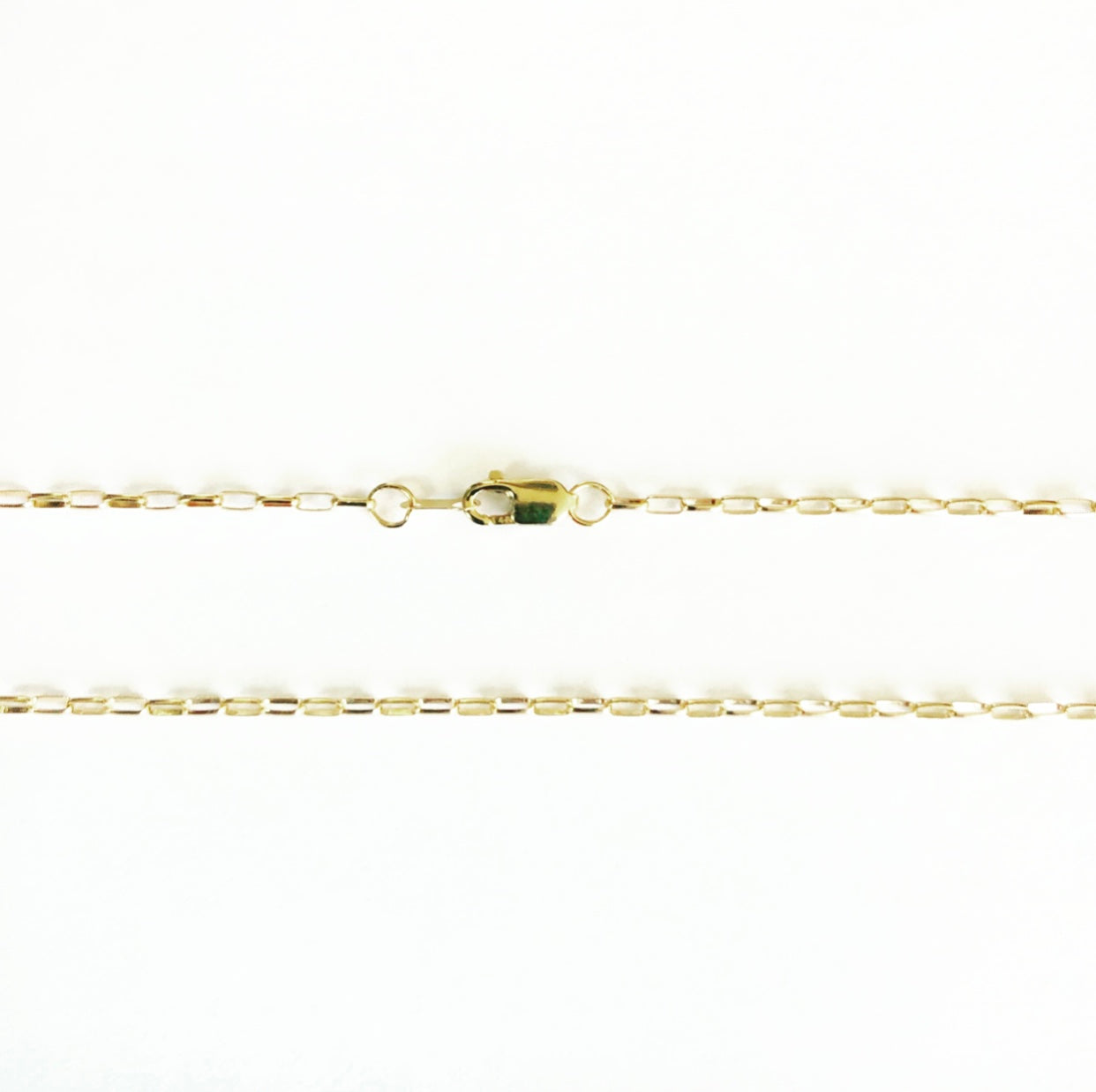 14k yellow gold rolo chain
