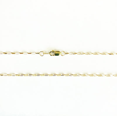 14k yellow gold rolo chain
