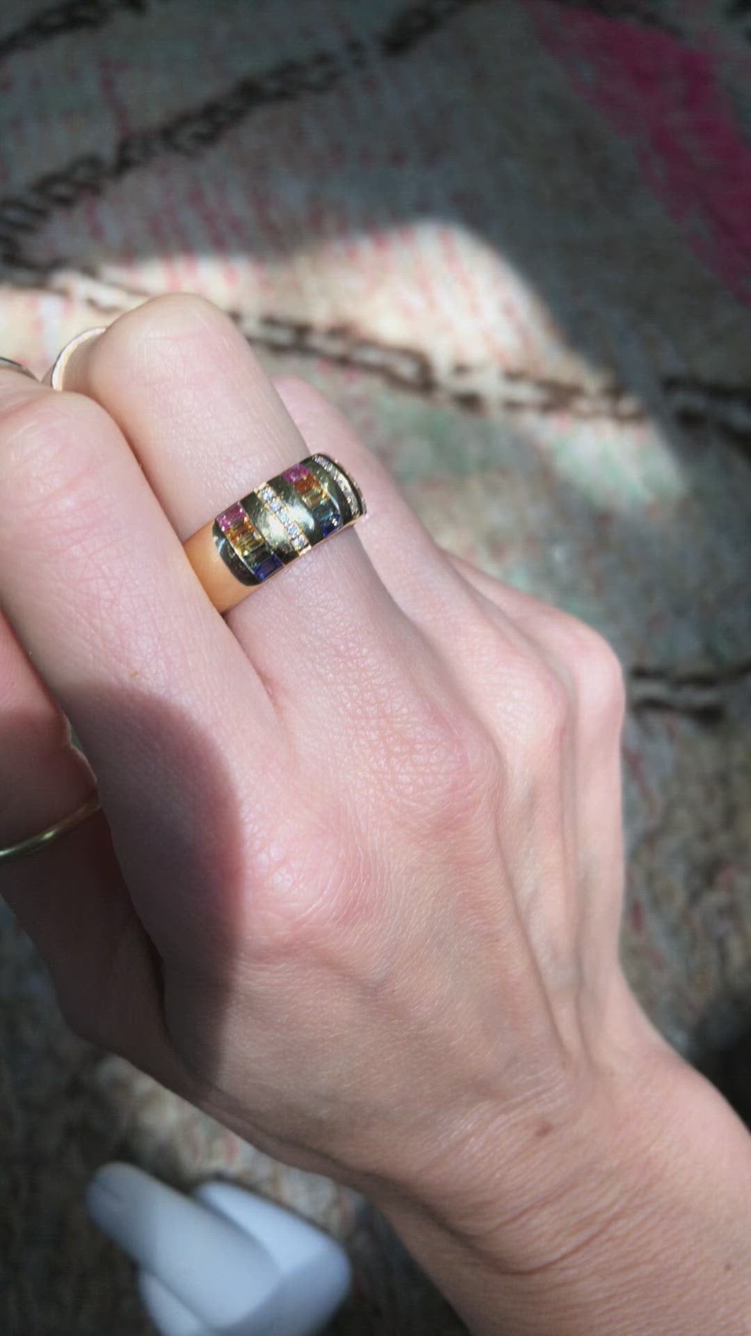 Tarot Baguette Ring