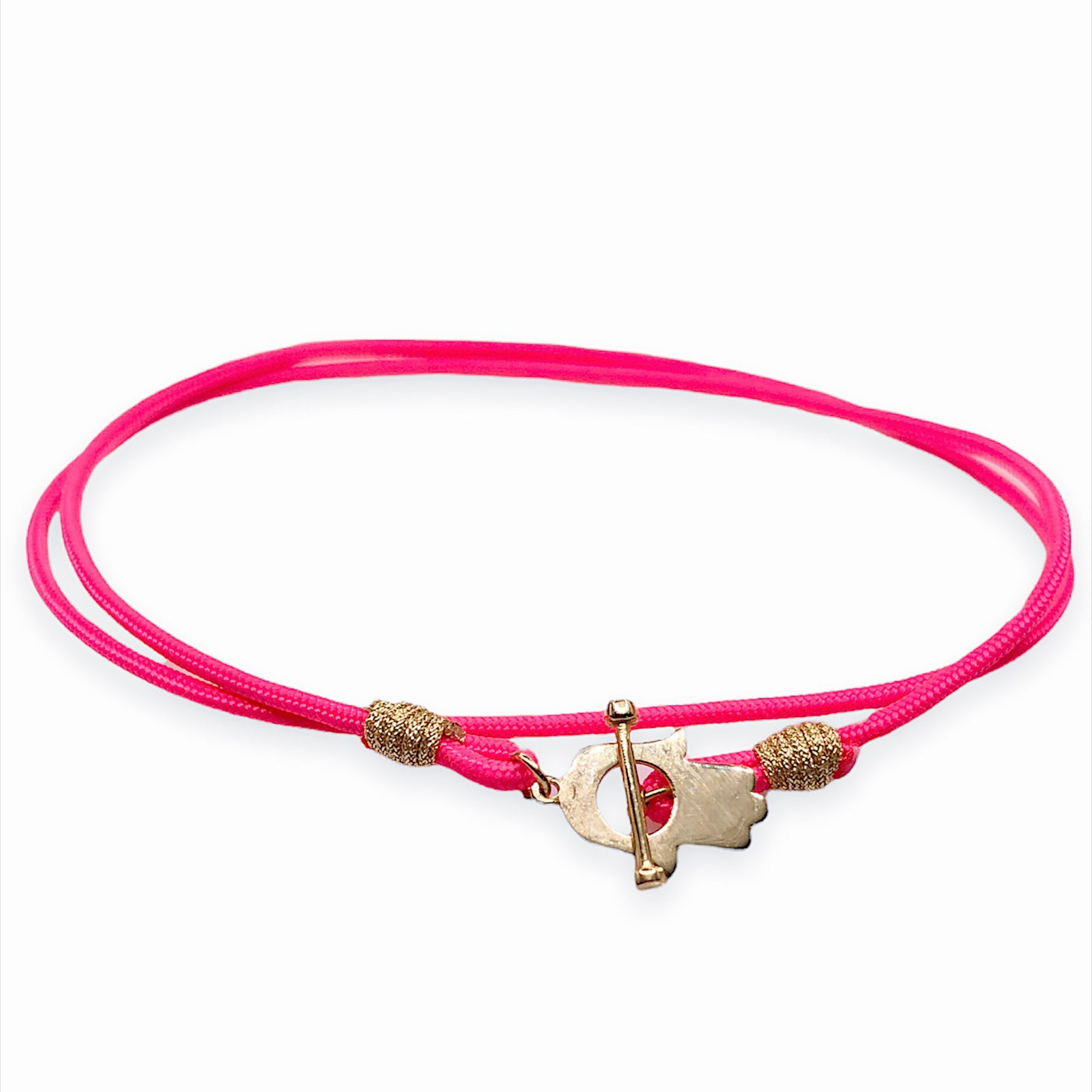 Toggle Clasp Double Wrap Cord Bracelet